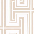 Manhattan Comfort Bristol Paper Backed Vinyl 32.7 Feet X 20.5 Inch Geometric Maze Wallpaper