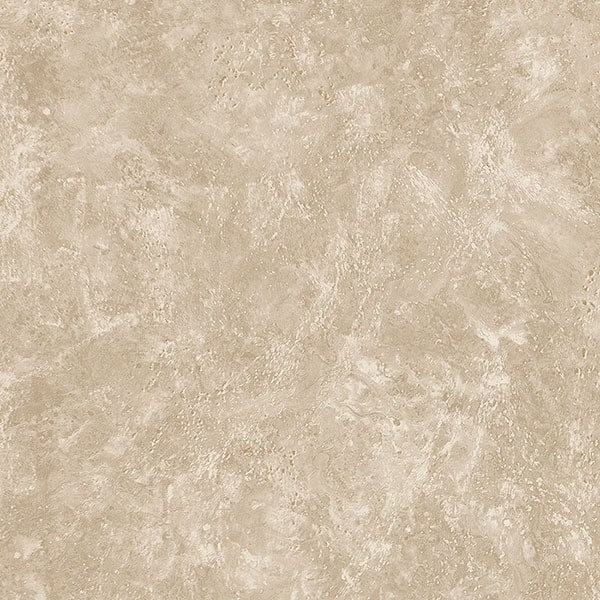 Manhattan Comfort Crystal 32.7 Ft. X 20.5 In. Vinyl Light Brown Faux Crackle Wallpaper Covering