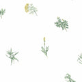 Manhattan Comfort Hampton 32.7 Ft. X 20.5 In. Vinyl Green Leaves And Floral Toile Wallpaper Covering 32.7 Ft. X 20.5 In.