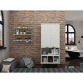 Manhattan Comfort Hampton Wood 6 Shelf Display Cabinet