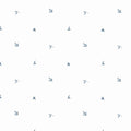 Manhattan Comfort Norfolk 32.7 Ft. X 20.5 In. Vinyl Blue Leaves Harlequin Wallpaper Covering