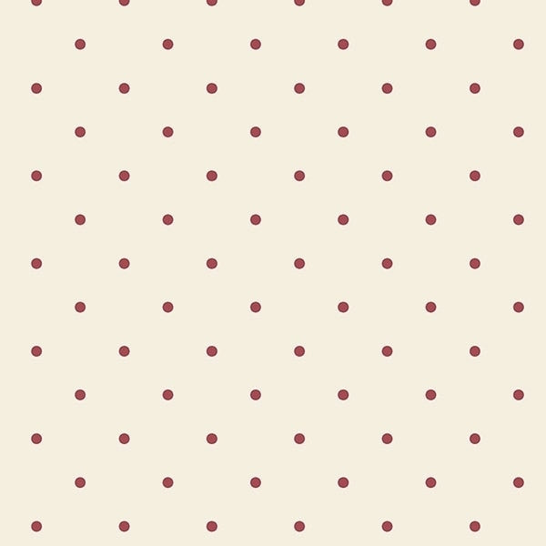 Manhattan Comfort Norfolk 32.7 Ft. X 20.5 In. Vinyl Red Dots Harlequin Wallpaper Covering