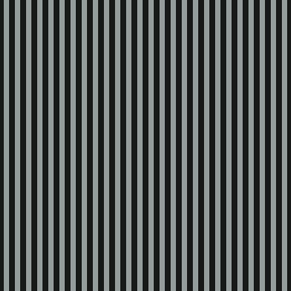 Manhattan Comfort Plano 32.7 Ft. X 20.5 In. Vinyl Black Thin Striped Wallpaper Covering