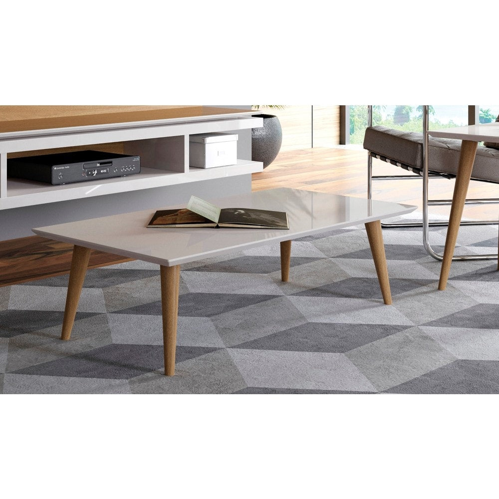 Manhattan Comfort Utopia 11.81 High Rectangle Coffee Table