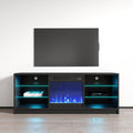 Manhattan Electric Fireplace Modern 58 Tv Stand