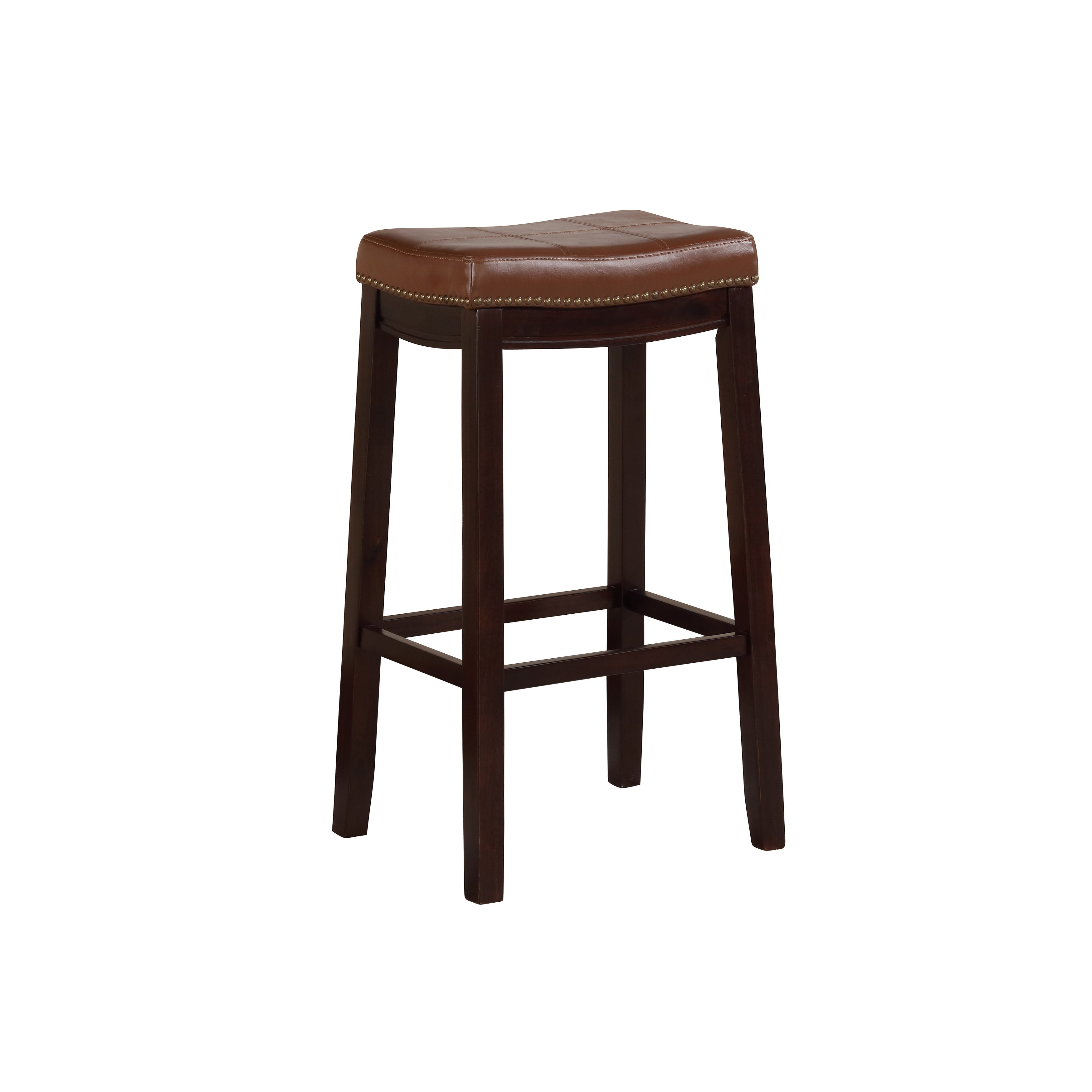 Manhattanesque Espresso And Cognac Counter Stool