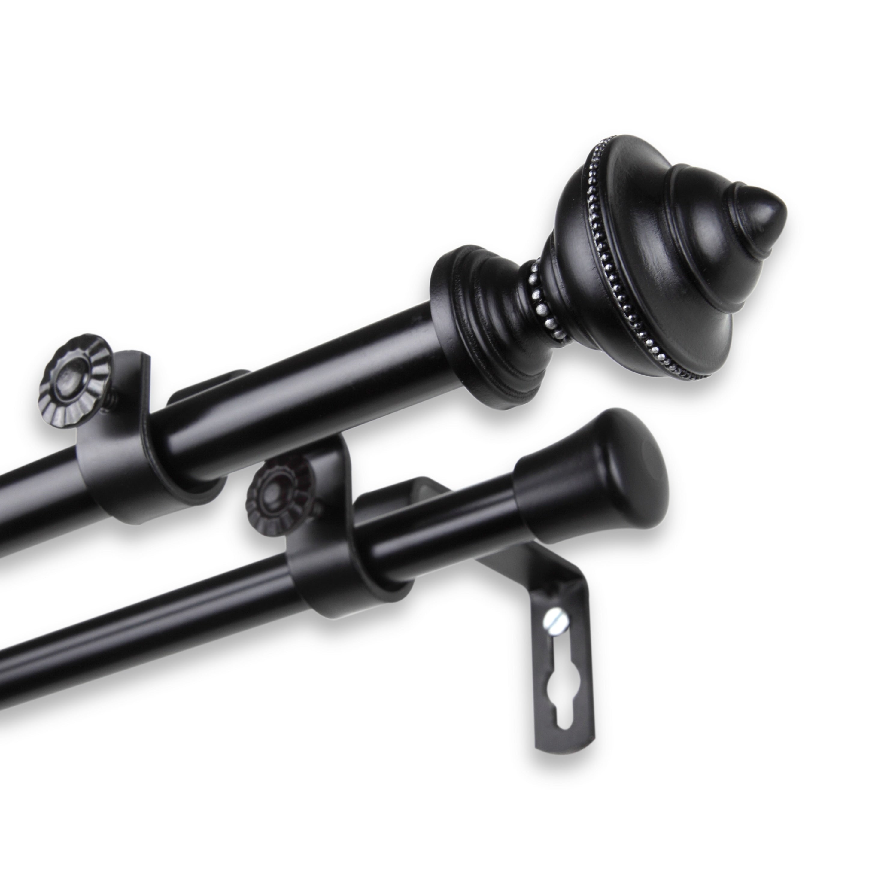 Instyledesign Manor Adjustable Double Curtain Rod