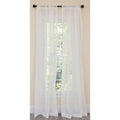 Manor Luxe Bonita Diamond Embroidered Sheer Single Curtain Panel