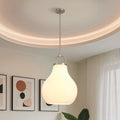 Mansfield 18 Inch 1 Light Champagne Gold Pendant Light With Opal Glass Shade