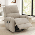 Manual Recliner Massage Recliner Chair Nursery Recliner Chair Swivel Rocker Recliner Sofa With A Side Storage Pocket