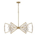 Marbella 6 Light Chandelier In Gold Shimmer By Breegan Jane