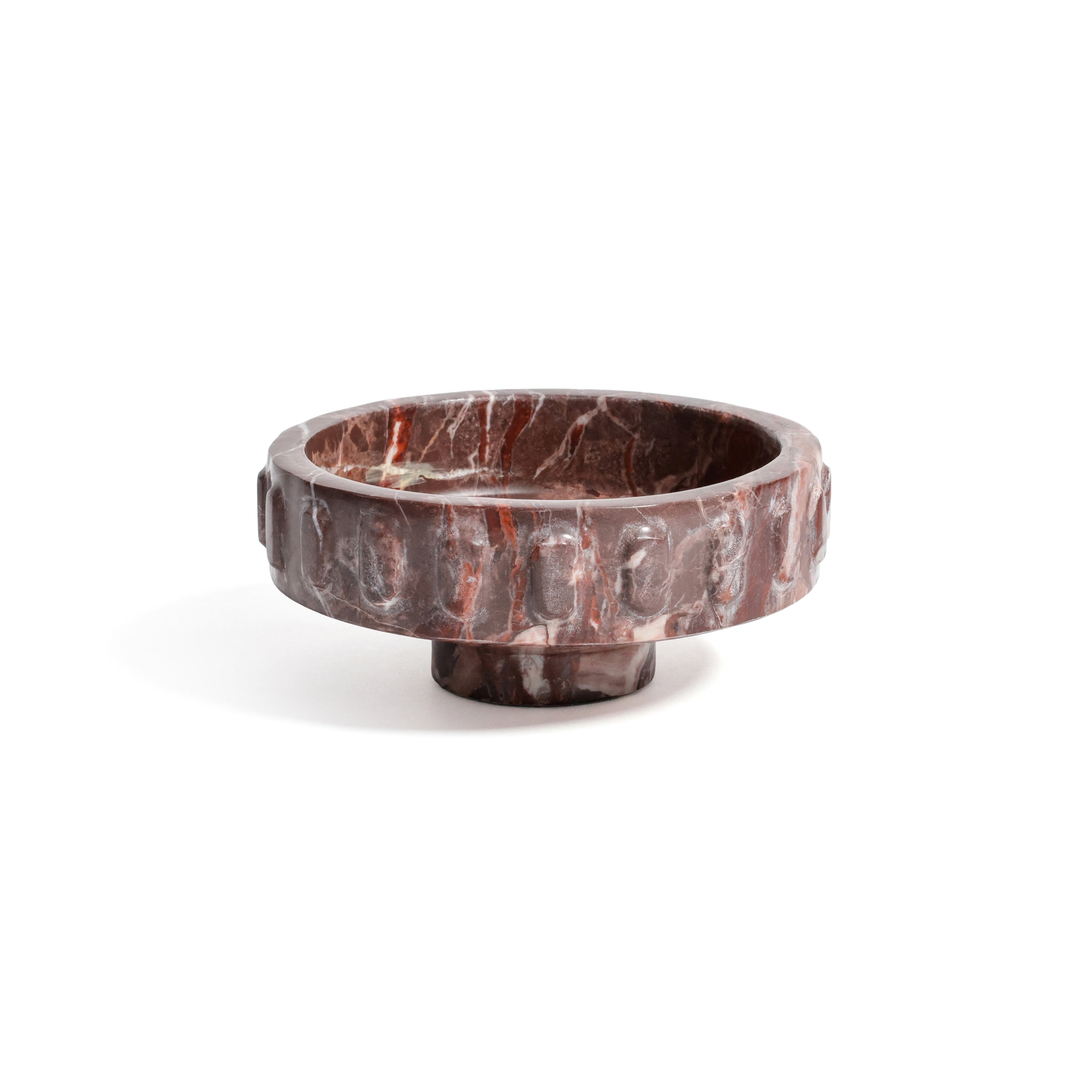 Marbella Marble Pedestal Decorative Bowl