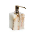 Marble Bath Soap Dispenser In Green Onyx