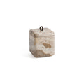 Marble Bathroom Lidded Vanity Jar