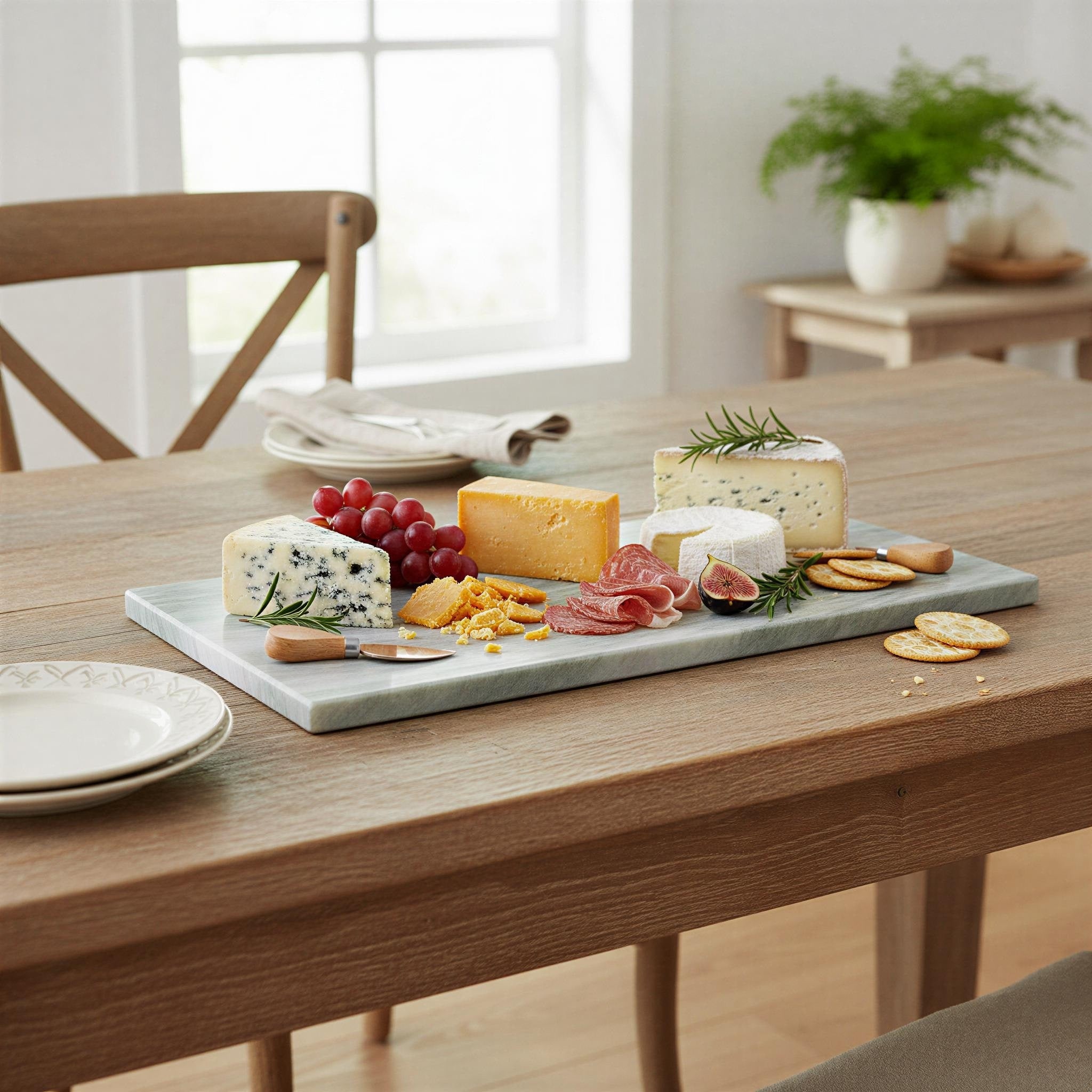 Marble Cheese And Serving Board 15.0 L X 8.0 W X 0.5 H