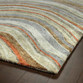 Hand Tufted Artworks Grey Wool Rug 5 X 79