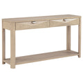 Marcelo Sofa Console Table With 2 Drawers And Shelf