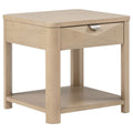 Marcelo Wood End Table With Drawer And Shelf