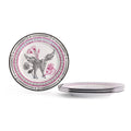 Marchesa Serengeti 4 Piece Porcelain Dinner Plate Set Multicolored