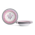 Marchesa Serengeti 4 Piece Porcelain Pasta Bowl Set Multicolored