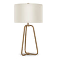 Bryan Table Lamp In Blackened Bronze Finish With Linen Shade