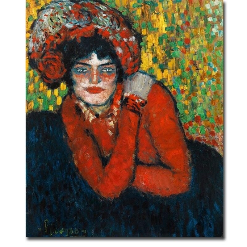 Margot By Pablo Picasso Gallery Wrapped Canvas Giclee Art 24 In X 20 In