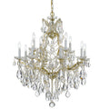 Maria Theresa 13 Light Gold Swarovski Strass Crystal Chandelier Gold