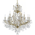 Maria Theresa 13 Light Gold Swarovski Strass Crystal Chandelier Gold