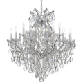 Crystorama Maria Theresa 19 Light Chrome Swarovski Strass Crystal Chandelier Chrome
