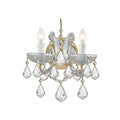 Crystorama Maria Theresa Collection 2 Light Gold Swarovski Spectra Crystal Wall Sconce