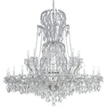 Crystorama Maria Theresa Collection 37 Light Polished Chrome Crystal Chandelier