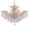 Maria Theresa 6 Light Gold Swarovski Strass Crystal Chandelier Gold