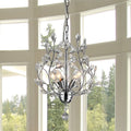 Marie 4 Light Chrome 13 Inch Crystal Chandelier
