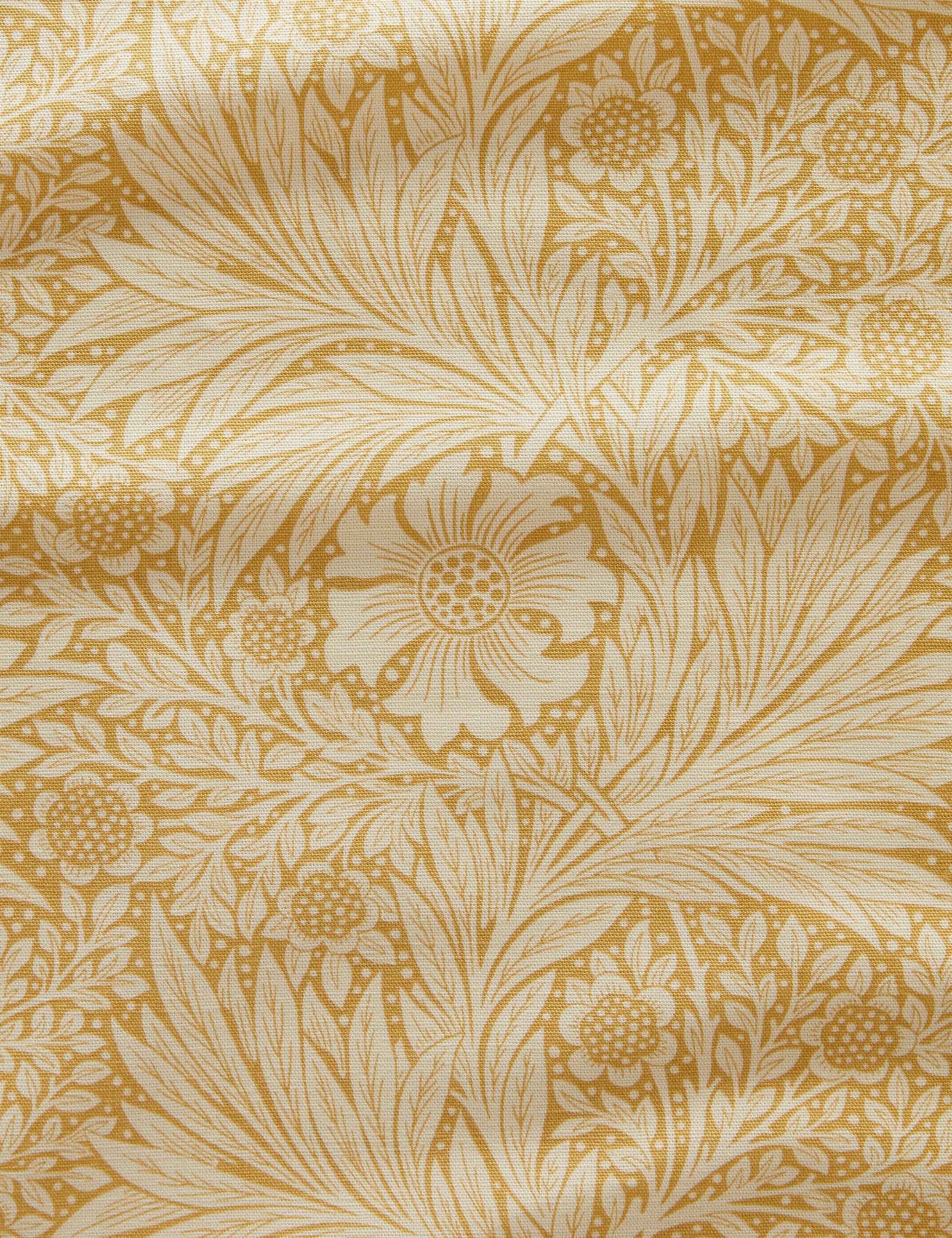Marigold Fabric Swatch, Lichen/Cowslip by Morris & Co.