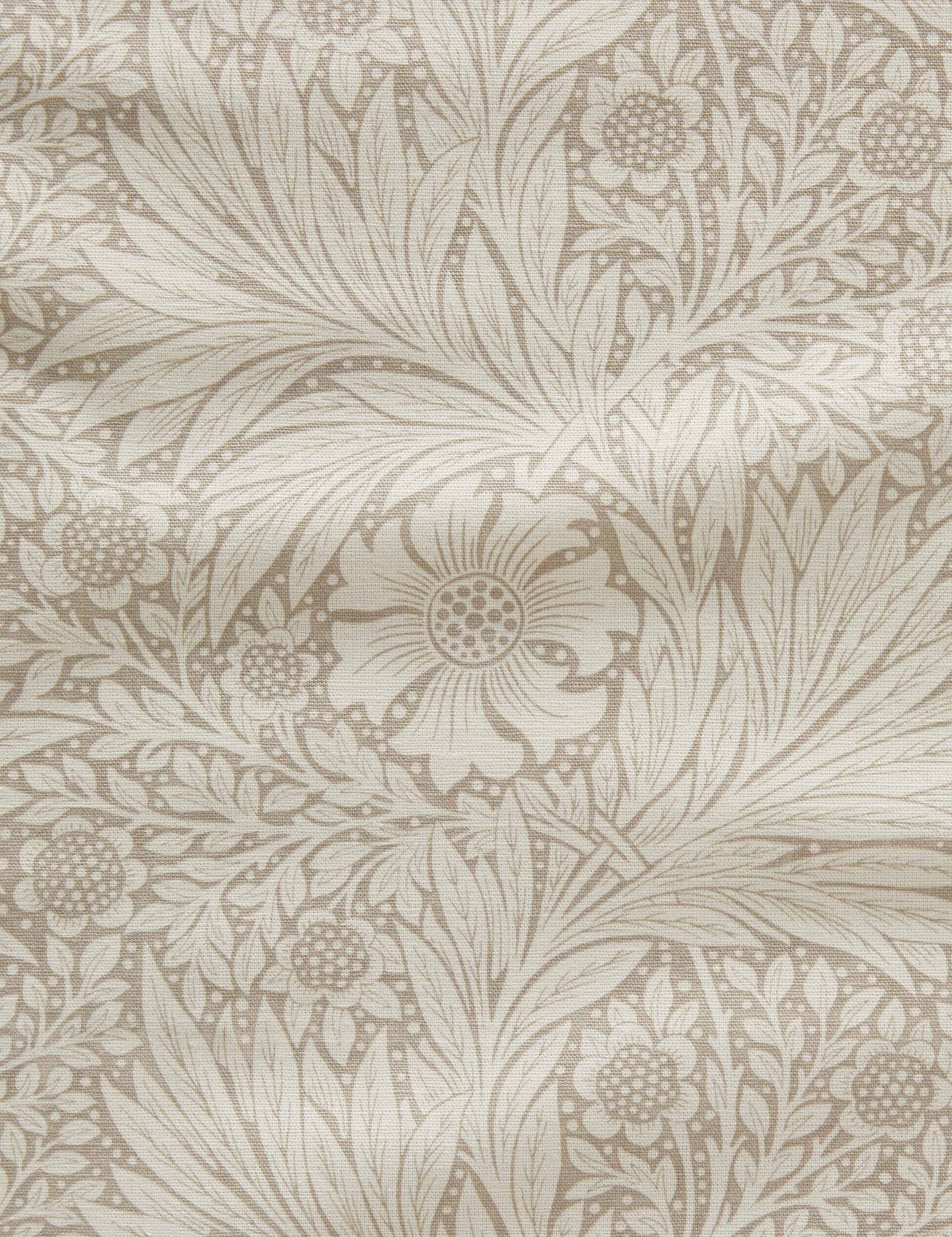 Marigold Fabric Swatch, Linen/Ivory by Morris & Co.