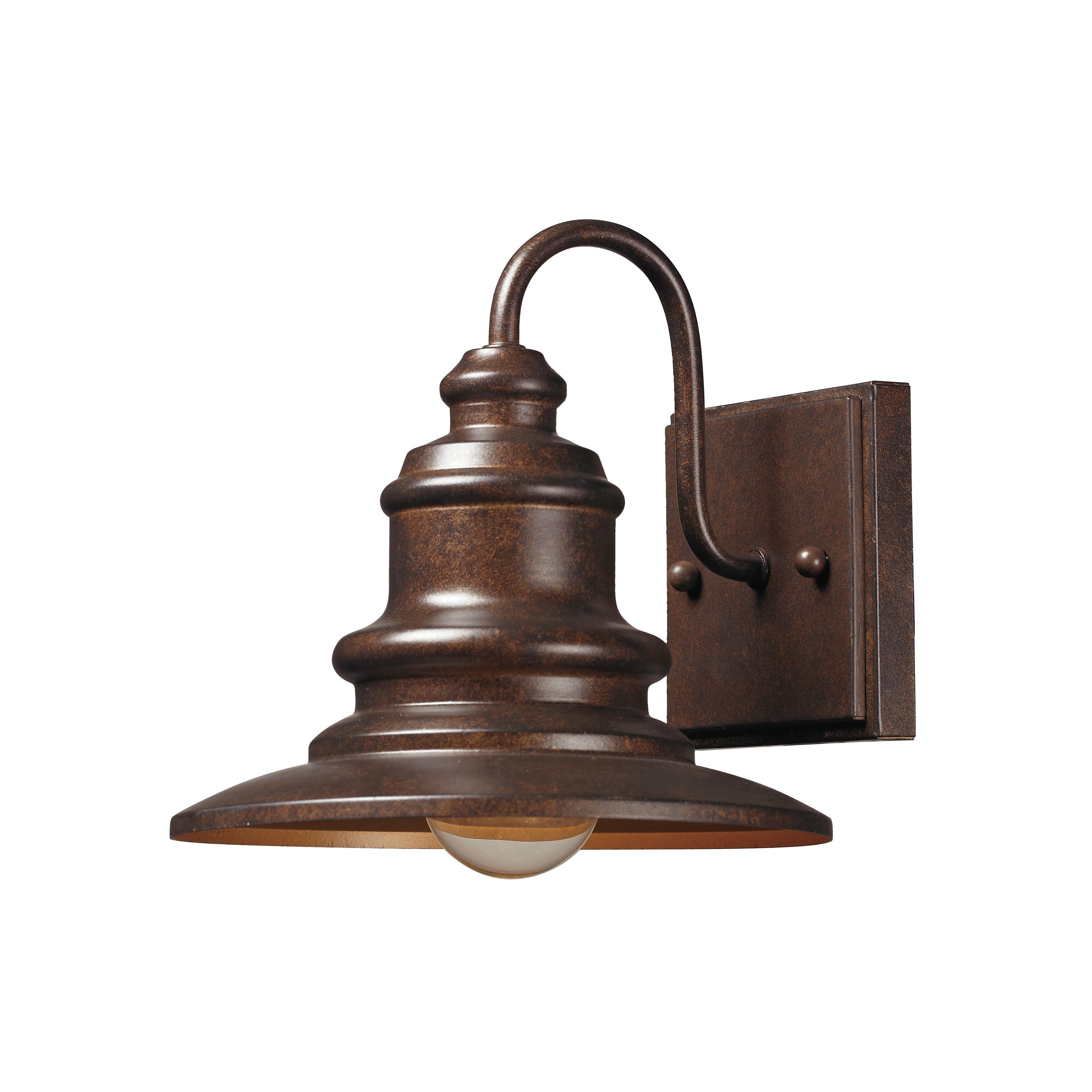 Marina 8 High 1 Light Outdoor Sconce Hazelnut Bronze 8 Inch Tall