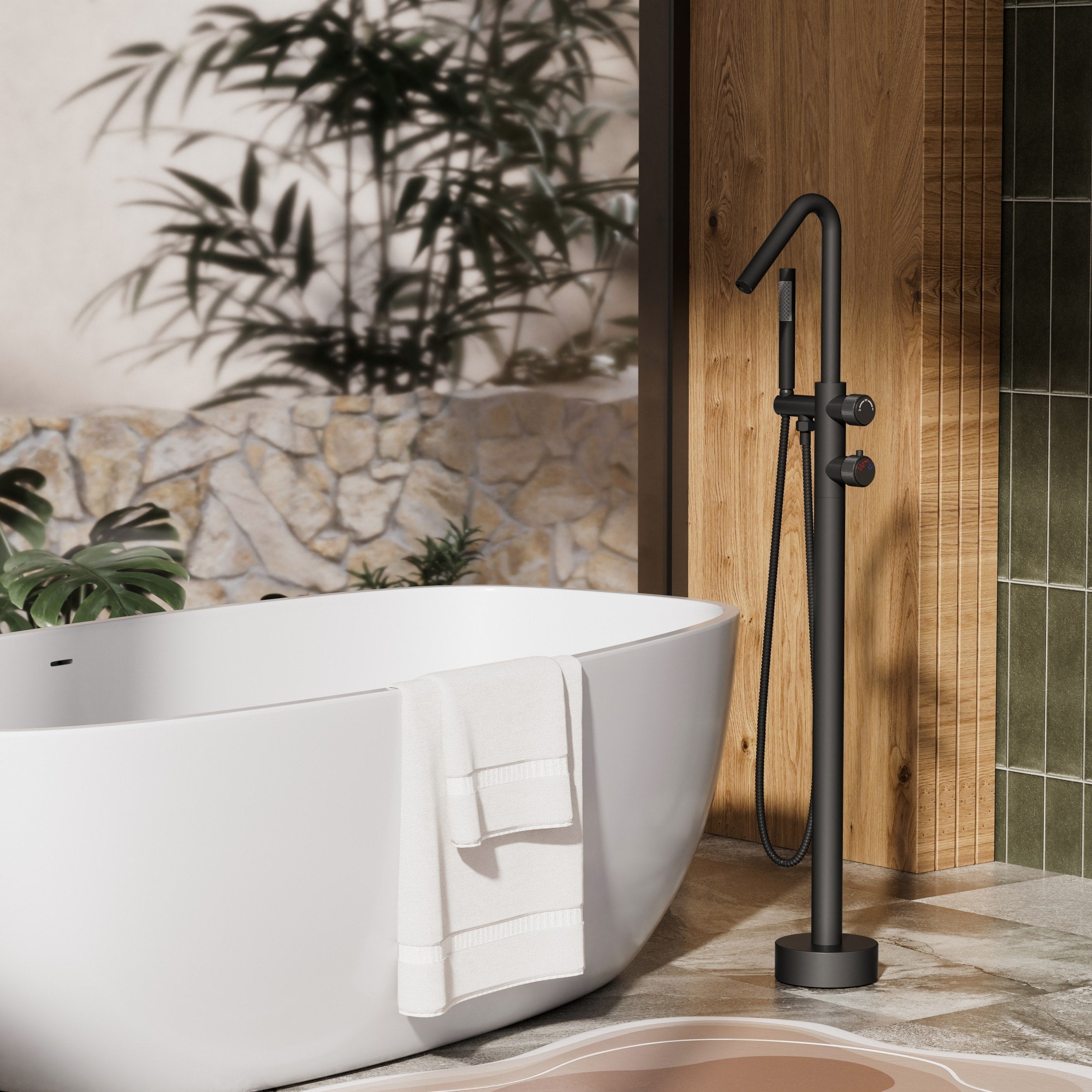 Modland Marine Grade 316 Ss Outdoor Freestanding Tub Faucet