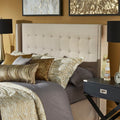 Marion Nailhead Wingback Button Tufted Headboard By Inspire Q Bold