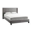 Marion Nailhead Wingback Tufted Upholstered Platform Bed By Inspire Q Bold