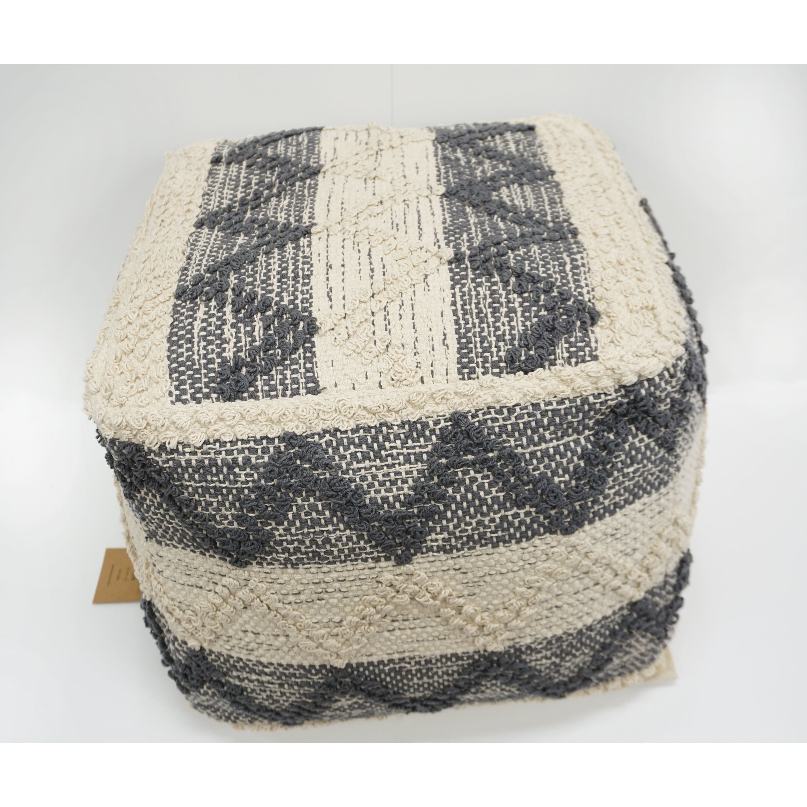 Mariotti Chevron Pouf