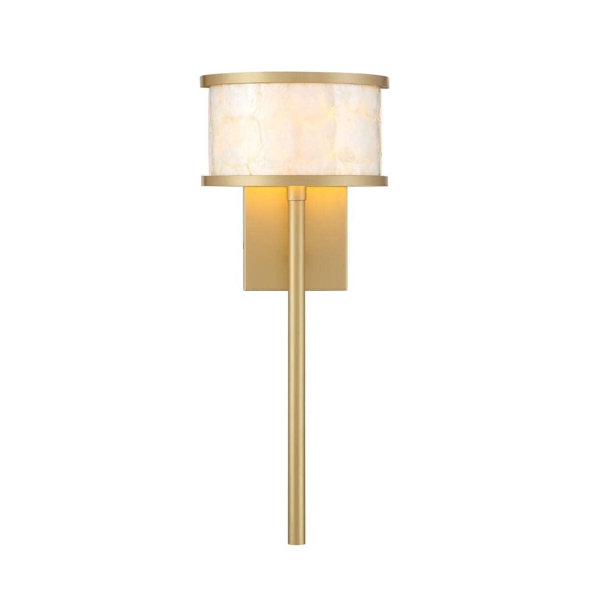 Mariquita 1 Light Wall Sconce In Spun Gold By Breegan Jane