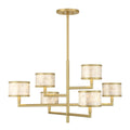 Mariquita 6 Light Chandelier In Spun Gold By Breegan Jane