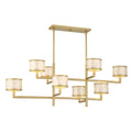 Mariquita 8 Light Chandelier In Spun Gold