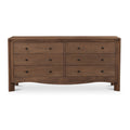 Marisol 6 Drawer Dresser Dark Brown