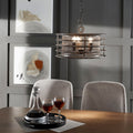 Marko Matte Black Finish 3 Light Chandlier By Inspire Q Modern