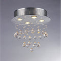 Marks Crystal 4 Light Chrome Chandelier