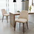 Marlee Mid Century Fabric Dining Chair Set Of 2 By Christopher Knight Home