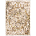 Marley Distressed Medallion Fringed Area Rug