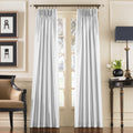 Marquee Faux Silk Pinch Pleat Curtain Panel