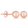 Marquee Jewels 10K Rose Gold 4 Mm Ball Stud Earrings